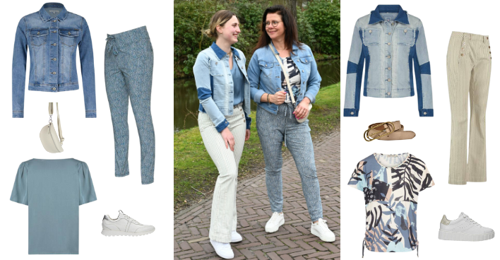 Heerlijke sets met blauw en beige