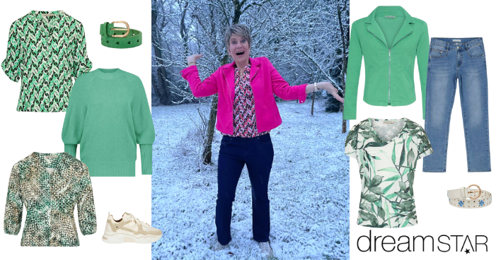 Dreamstar Jasje Sweat Groen LAVIE Womenswear