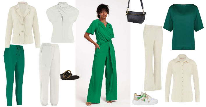 Studio Anneloes Startup summer trousers Groen LAVIE Womenswear