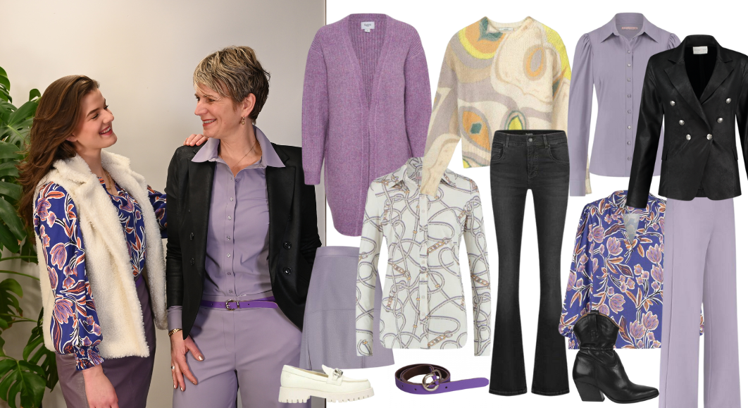 Lila kleur kleding 2025