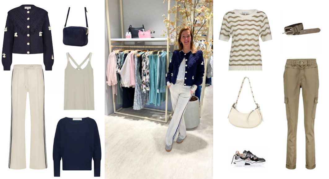 Combineer naturel tinten met donkerblauw