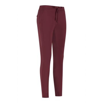 Studio Anneloes Downstairs bonded trousers Bordeaux rood foto 1