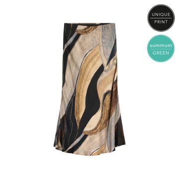 Summum Skirt flowy lines Multi Colour foto 1