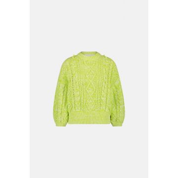 Fabienne Chapot Suzy 3/4 sleeve Pullover Lime groen foto 1
