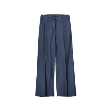 Summum Trousers linen blend Blauw foto 1
