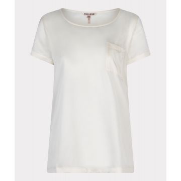 EsQualo T-shirt silk Off White  foto 1