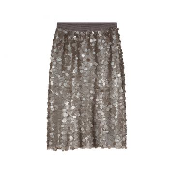 Summum Skirt Dull Big Sequins Grijs foto 1