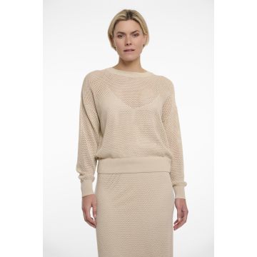 Rino Pelle Long sleeve pullover Zand foto 1