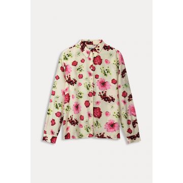 POM Amsterdam BLOUSE - Mila Bouquet Cream Wit foto 1