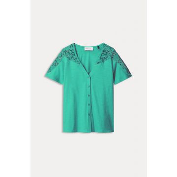 POM Amsterdam TSHIRT - Ellen Fresh Green Groen foto 1