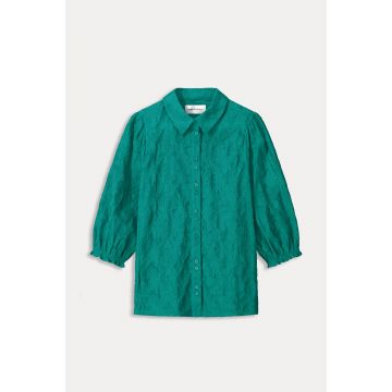 POM Amsterdam BLOUSE - Fresh Green Groen foto 1