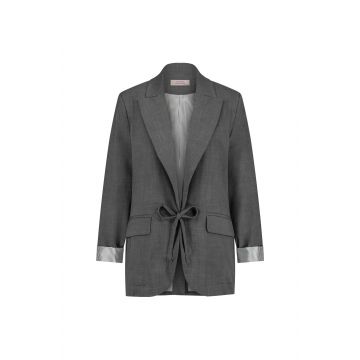Studio Anneloes Jeni grey melee blazer Grijs foto 1