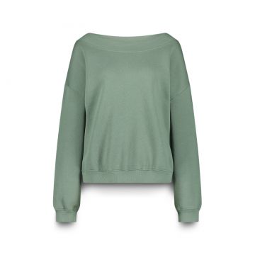 Summum Balloon fit sweatshirt Groen foto 1