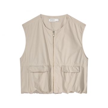 Summum Gilet summer plain weave Beige foto 1