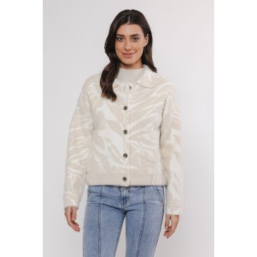 Rino Pelle Boxy jacket Zand foto 1