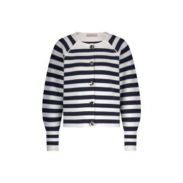 Studio Anneloes Jasmijn stripe cardigan Off White  foto 1