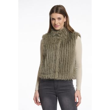 Rino Pelle Gilet with closure Groen foto 1