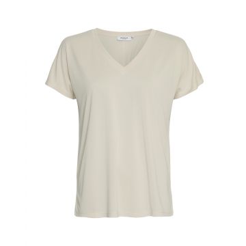 MSCH Copenhagen MSCHFenya Modal V Neck Tee Beige foto 1