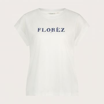Florez Fien T-shirt Wit foto 1