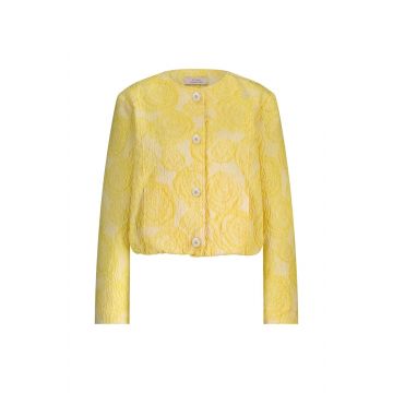 Studio Anneloes Wies jacquard jacket Geel foto 1