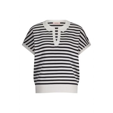 Studio Anneloes Drew stripe ssl pullover Off White  foto 1
