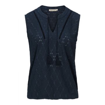 Dreamstar topje BRODERIE Navy foto 1