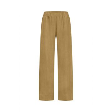 Studio Anneloes Grace linen look trousers Oker Geel foto 1