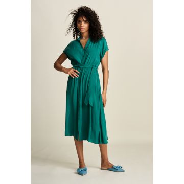 POM Amsterdam DRESS - Lynn Pacific Green Groen foto 1
