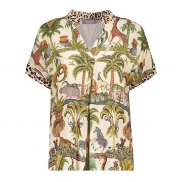 Geisha Top animal jungle Print foto 1