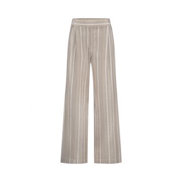Studio Anneloes Fardeau gold stripe trousers Latte foto 1