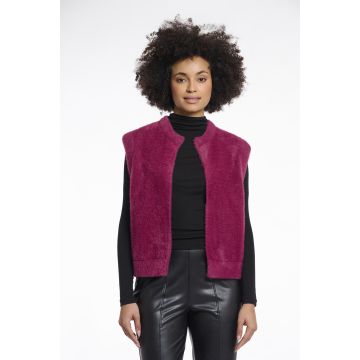 Rino Pelle Short waistcoat Paars foto 1