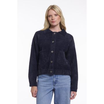 Rino Pelle Boxy jacket Blauw foto 1