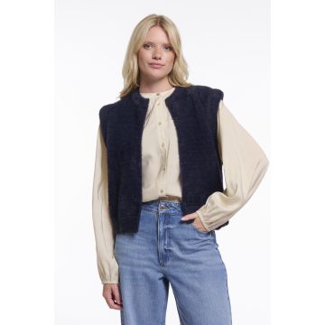 Rino Pelle Short waistcoat Blauw foto 1