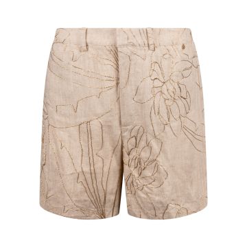 Nukus Dagmar Short Embroidery Zand foto 1