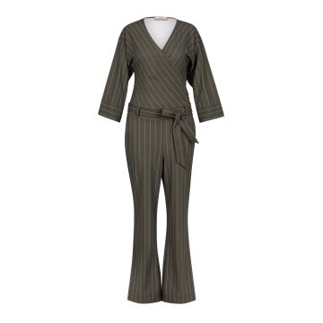 Studio Anneloes Primrose stripe jumpsuit Groen foto 1