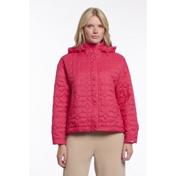 Rino Pelle Light quilted jacket Roze foto 1