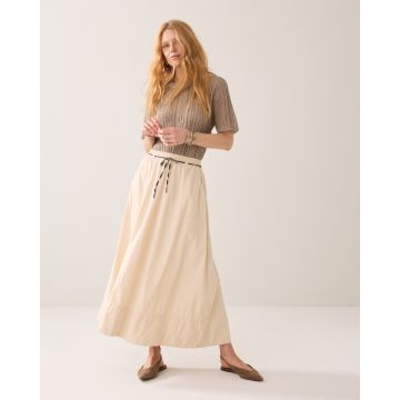 Summum Skirt Breezy cotton canvas Beige foto 1