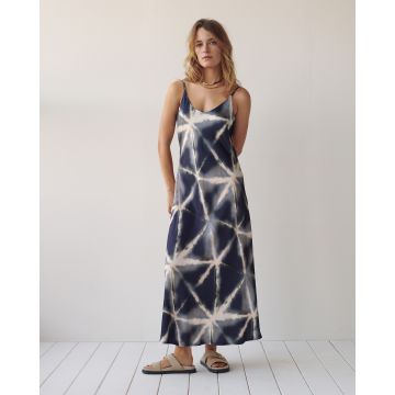 Summum Dress Tie dye viscose Navy foto 1