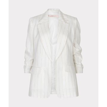 EsQualo Blazer linen striped Wit foto 1