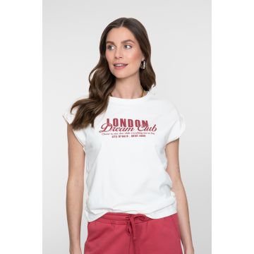 Geisha T-shirt 'London dream club' Off White  foto 1