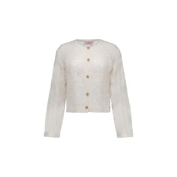 Studio Anneloes Fay crochet cardigan Ecru foto 1