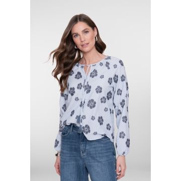 Geisha top Blauw foto 1