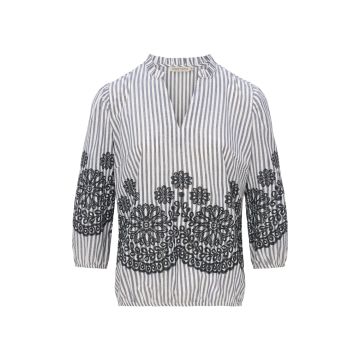 Dreamstar blousetop STREEP BORDUUR Multi Colour foto 1