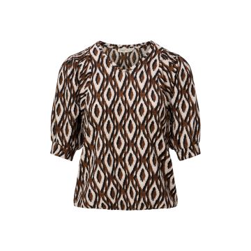 Dreamstar top CRINCLE Bruin foto 1