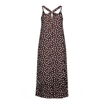 Studio Anneloes Norah 2way dot dress Espresso foto 1