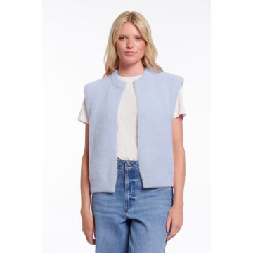 Rino Pelle Short waistcoat Lichtblauw foto 1