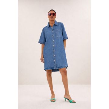 By-Bar lexia denim dress Blauw foto 1