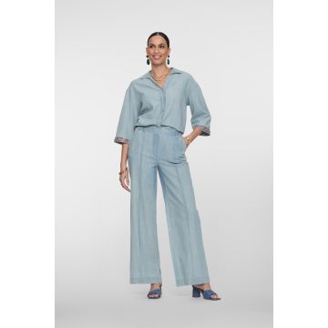 Geisha Pants chambray Blauw foto 1