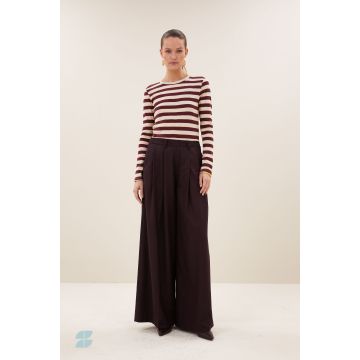 By-Bar basic ls big stripe top Rood foto 1