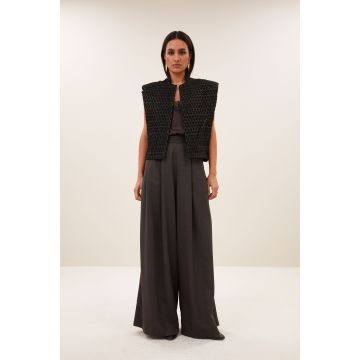By-Bar milo sparkle gilet Zwart foto 1
